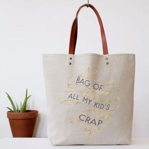"Kids Crap" tote bag